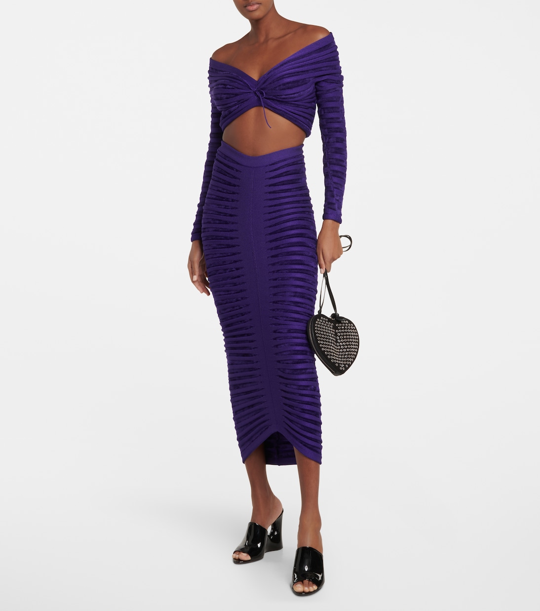 Gonna lunga con ruches | Alaïa