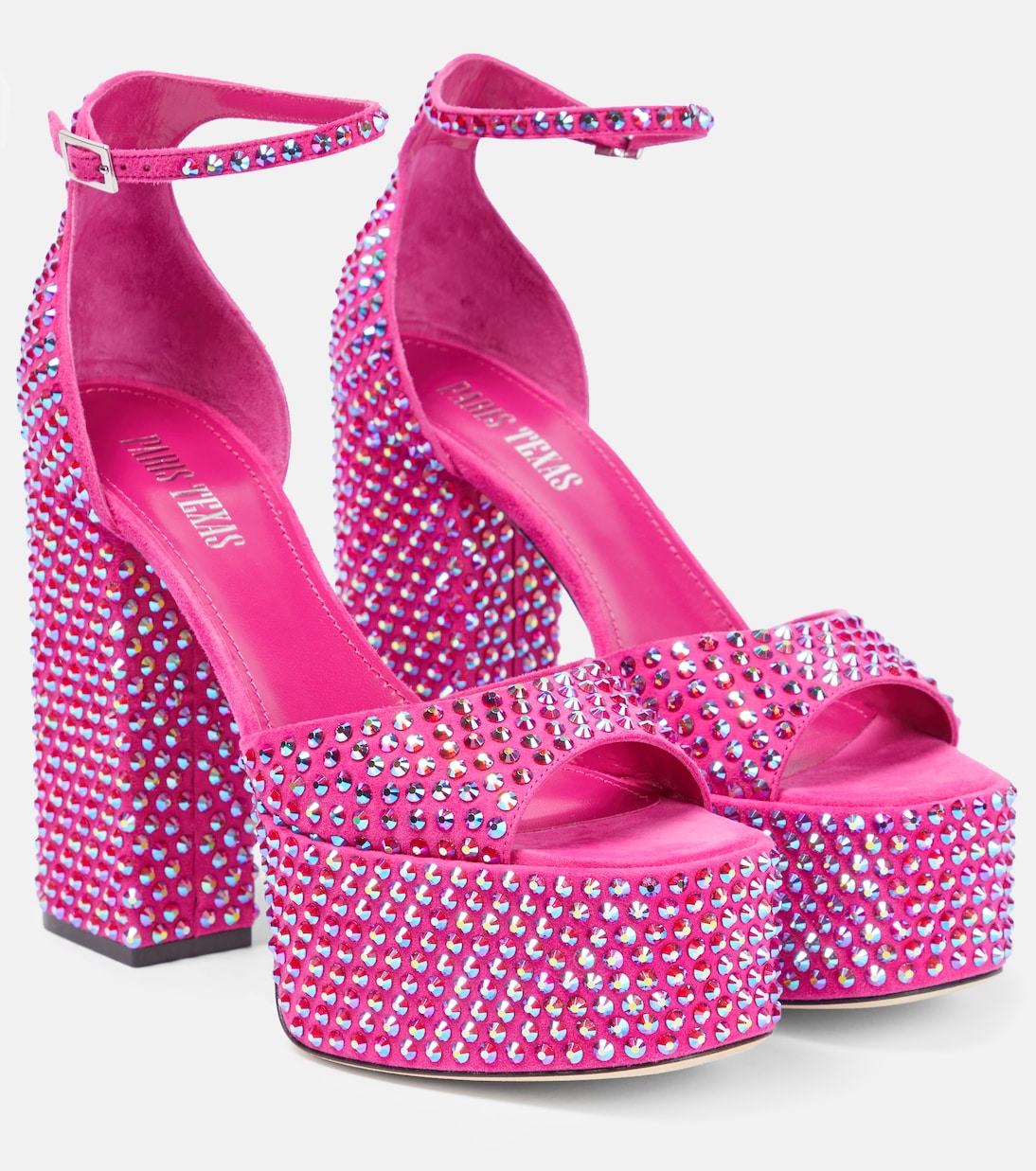 Verzierte Plateausandalen Holly Nicole aus Leder | Paris Texas