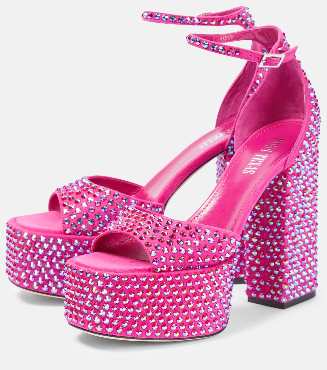 Verzierte Plateausandalen Holly Nicole aus Leder | Paris Texas