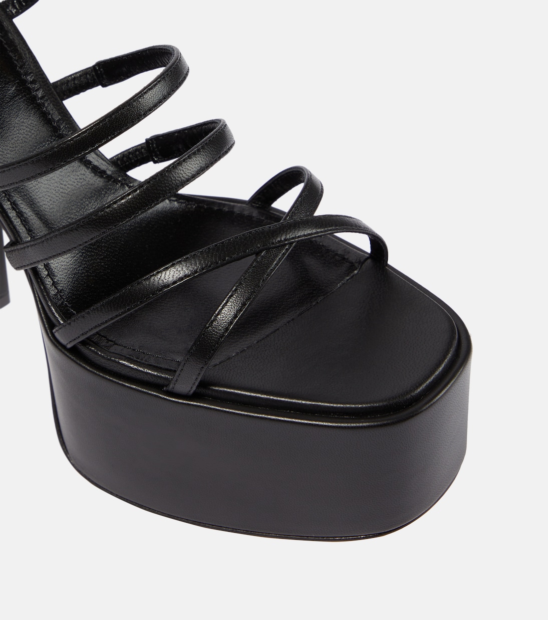 Plateausandalen Evita aus Leder | Paris Texas