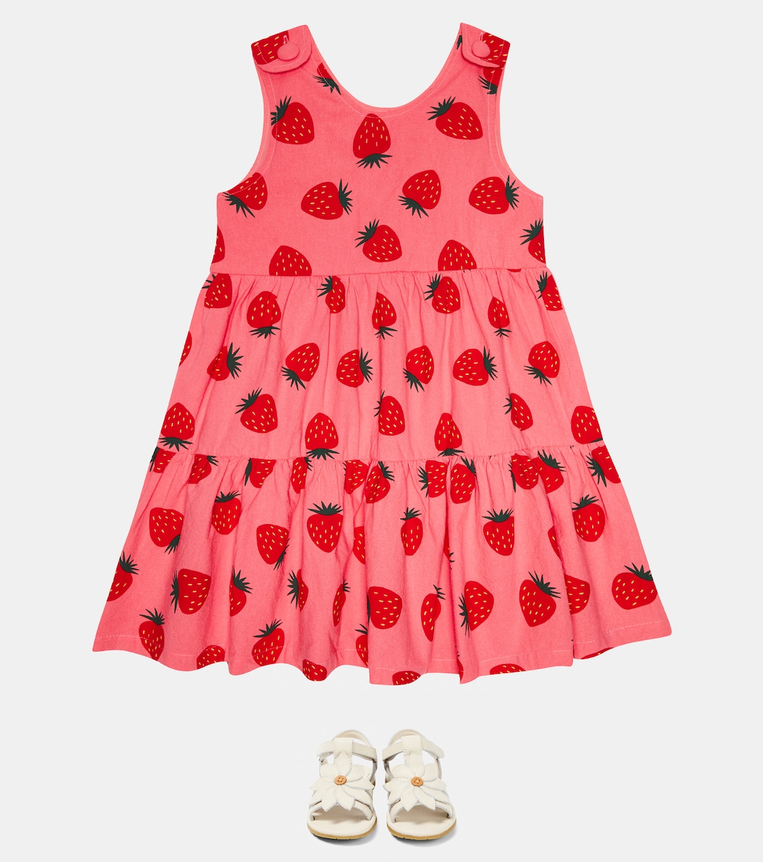 Fraise cotton dress | Jellymallow