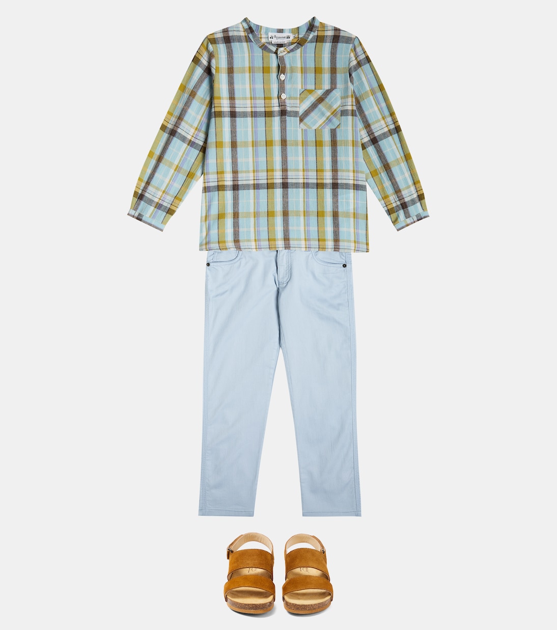 Hemd Artiste aus Baumwolle und Leinen | Bonpoint