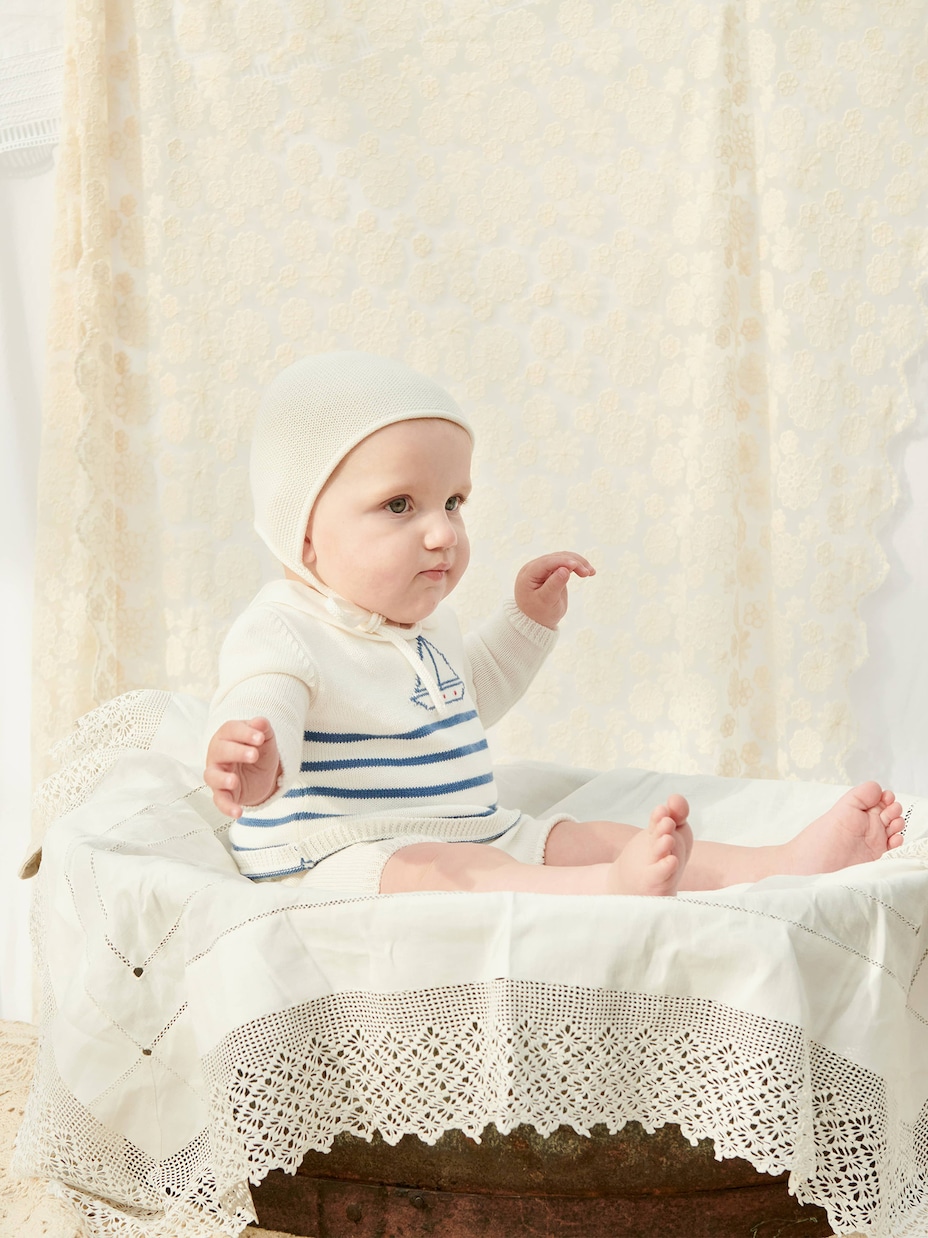 Baby Set Rixo aus Mütze und Socken | La Coqueta