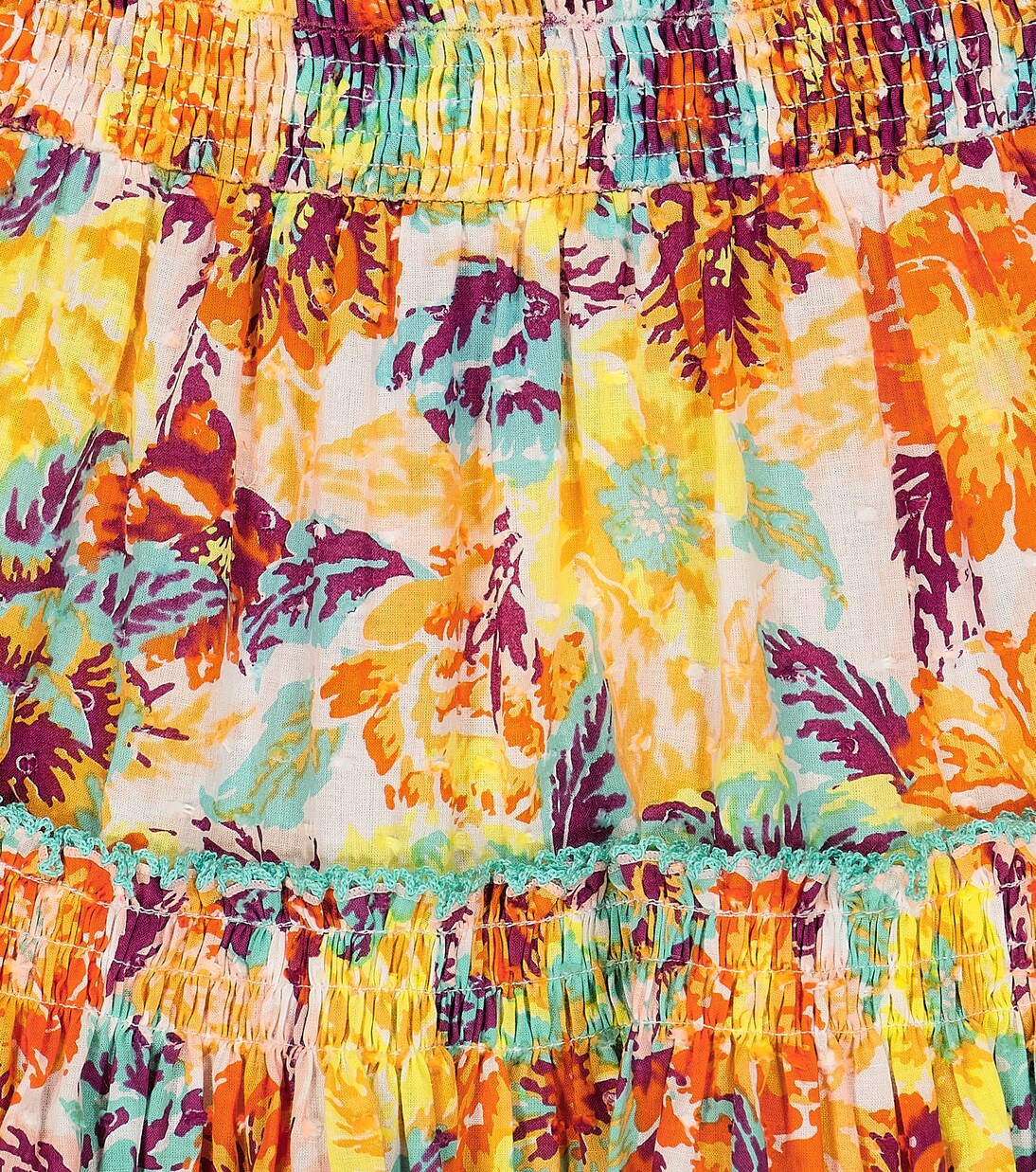 Aurora printed cotton dress | Poupette St Barth Kids