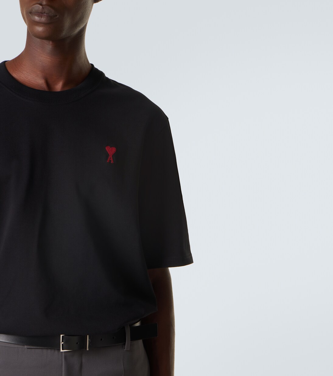 T-Shirt Ami de Cœur aus Baumwoll-Jersey | Ami Paris