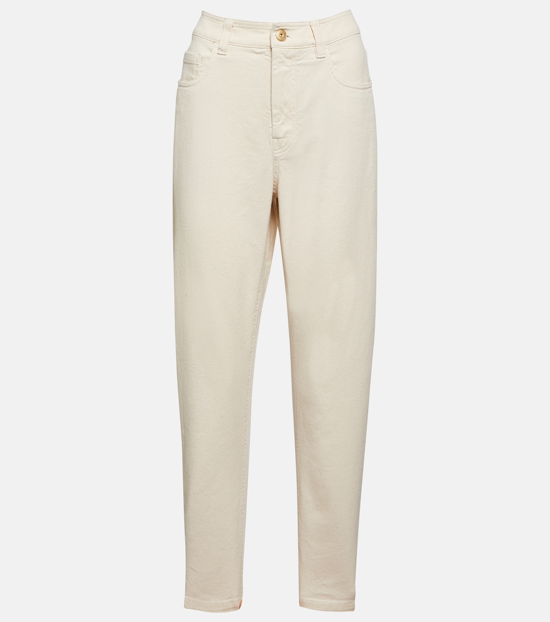 High-Rise-Hose aus Baumwolle | Brunello Cucinelli