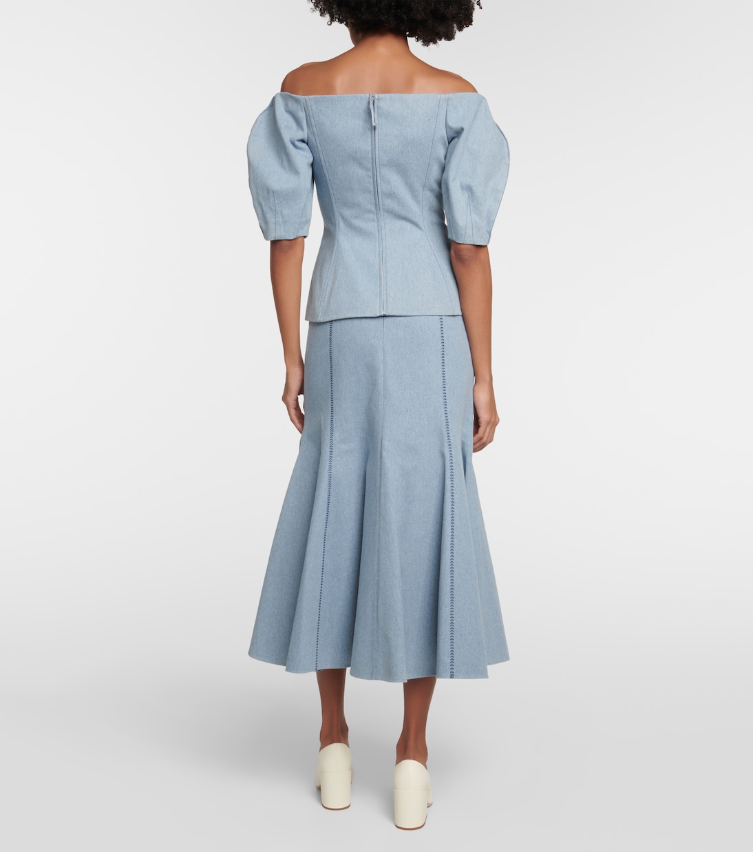 Off-Shoulder-Top Ellen aus Baumwolle | Gabriela Hearst