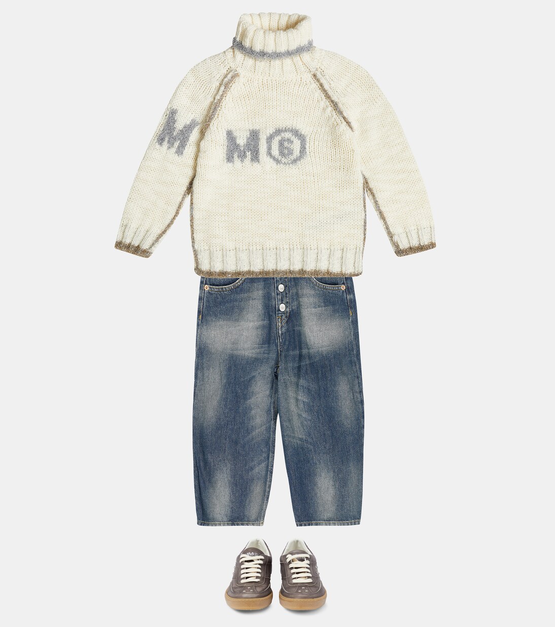 Studded Replica sneakers | MM6 Maison Margiela Kids