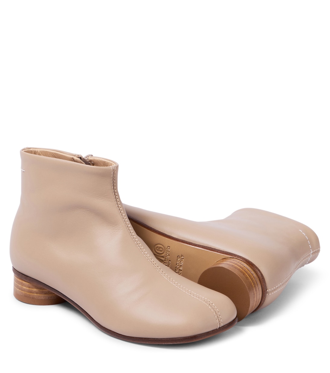 Leather ankle boots | MM6 Maison Margiela Kids