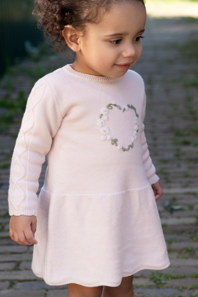 Baby Kleid aus einem Wollgemisch | Tartine et Chocolat