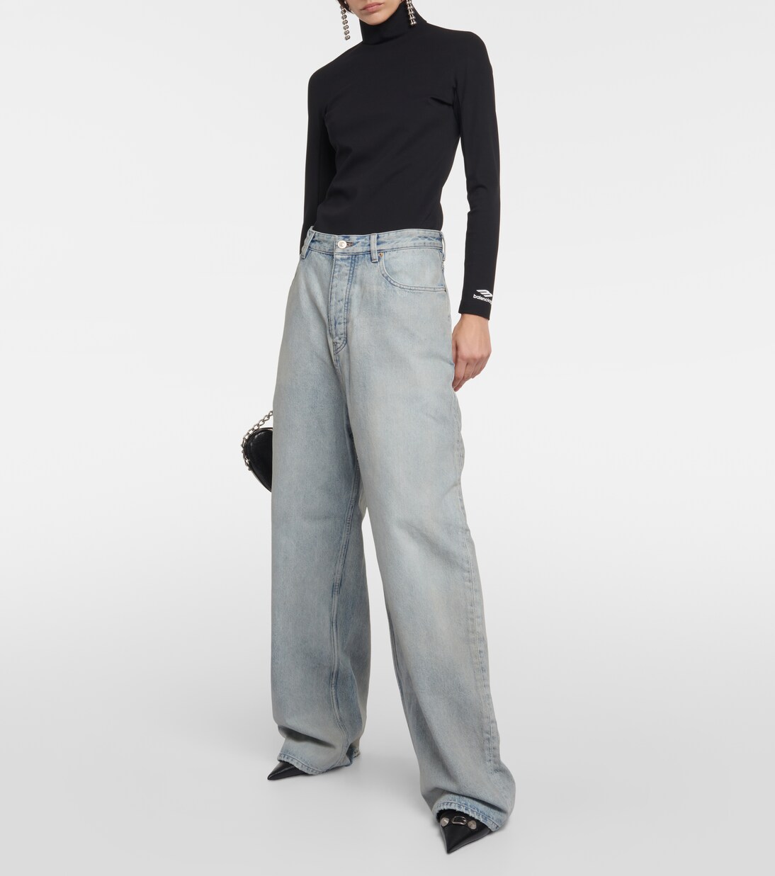Mid-Rise Wide-Leg Jeans | Balenciaga