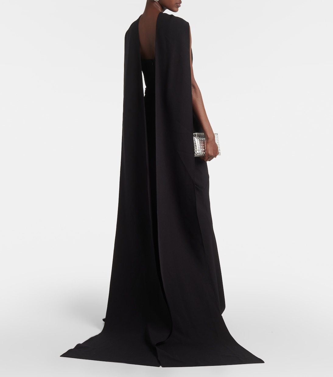 Robe Lilien aus Crêpe | Safiyaa