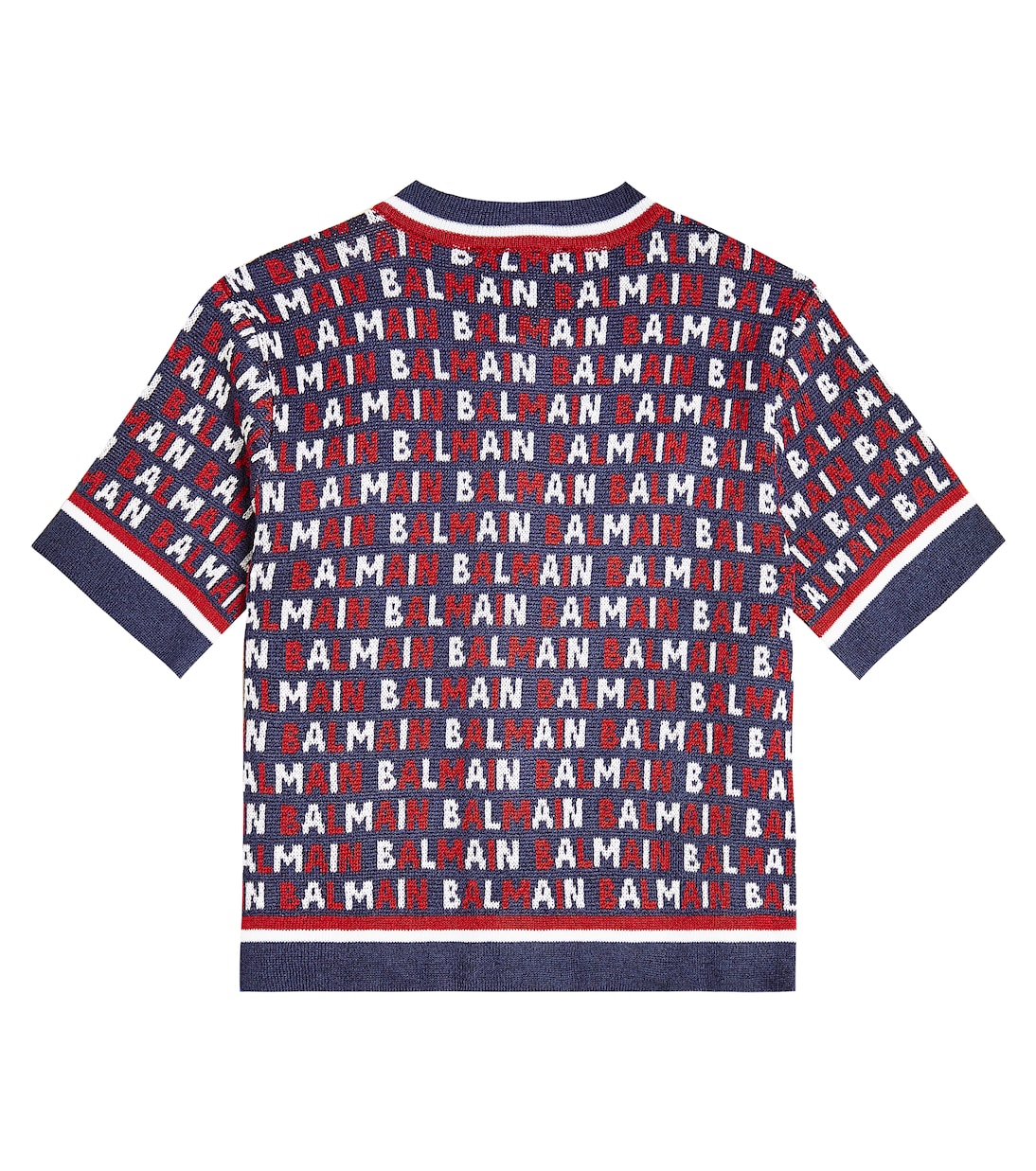 Cardigan en coton mélangé à monogramme | Balmain Kids