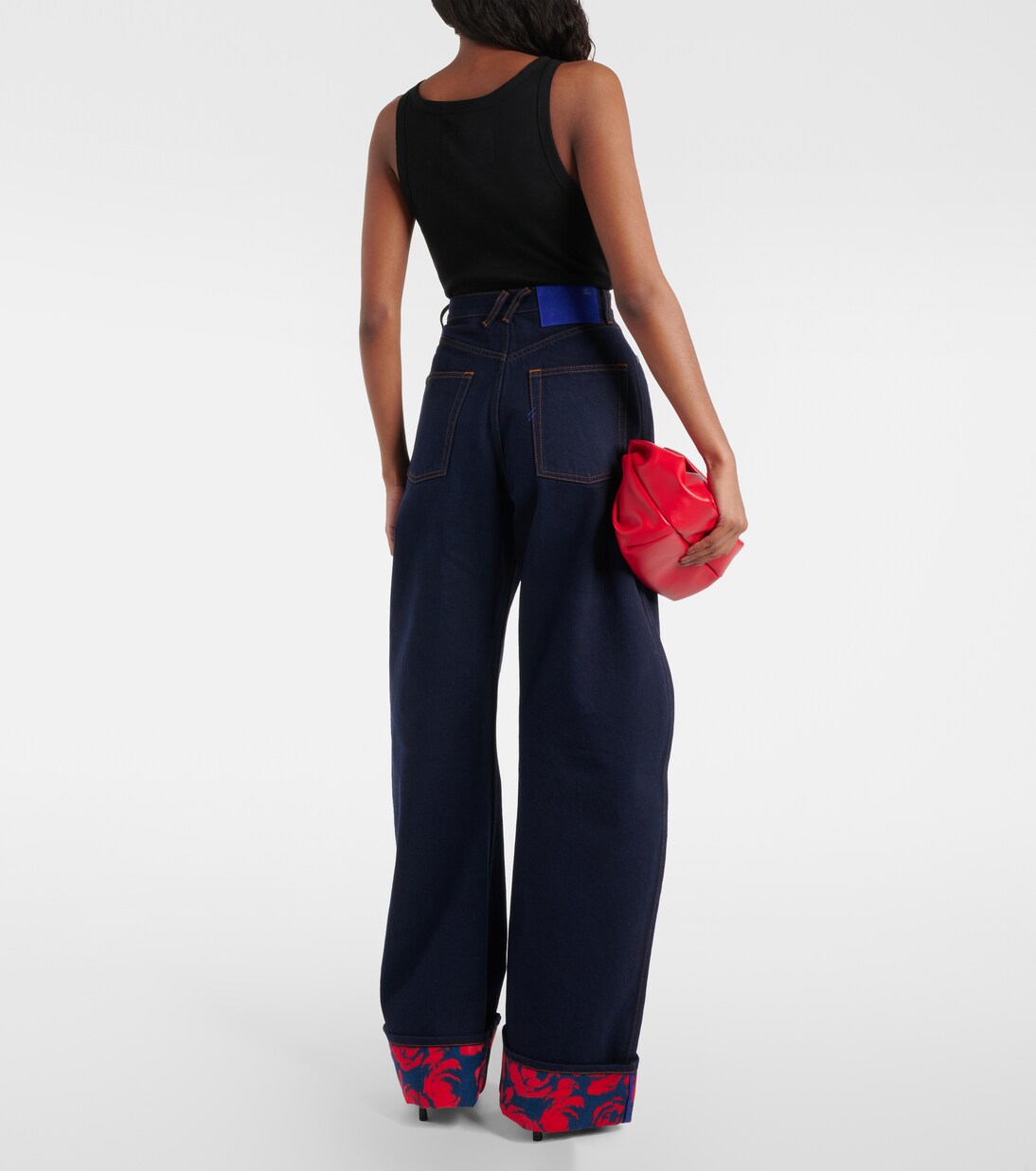 High-Rise Wide-Leg Jeans | Burberry