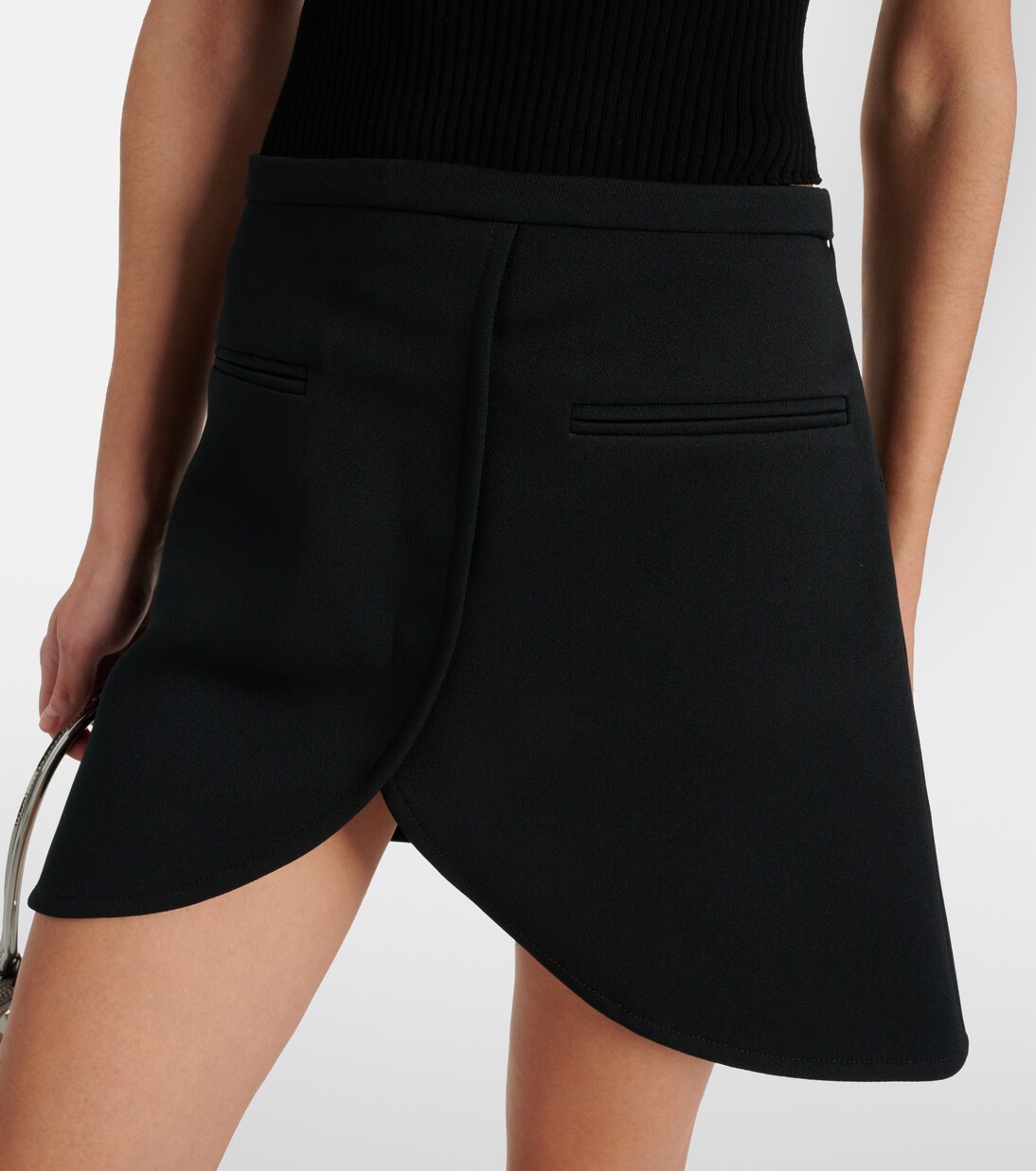 Minifalda de sarga | Courrèges