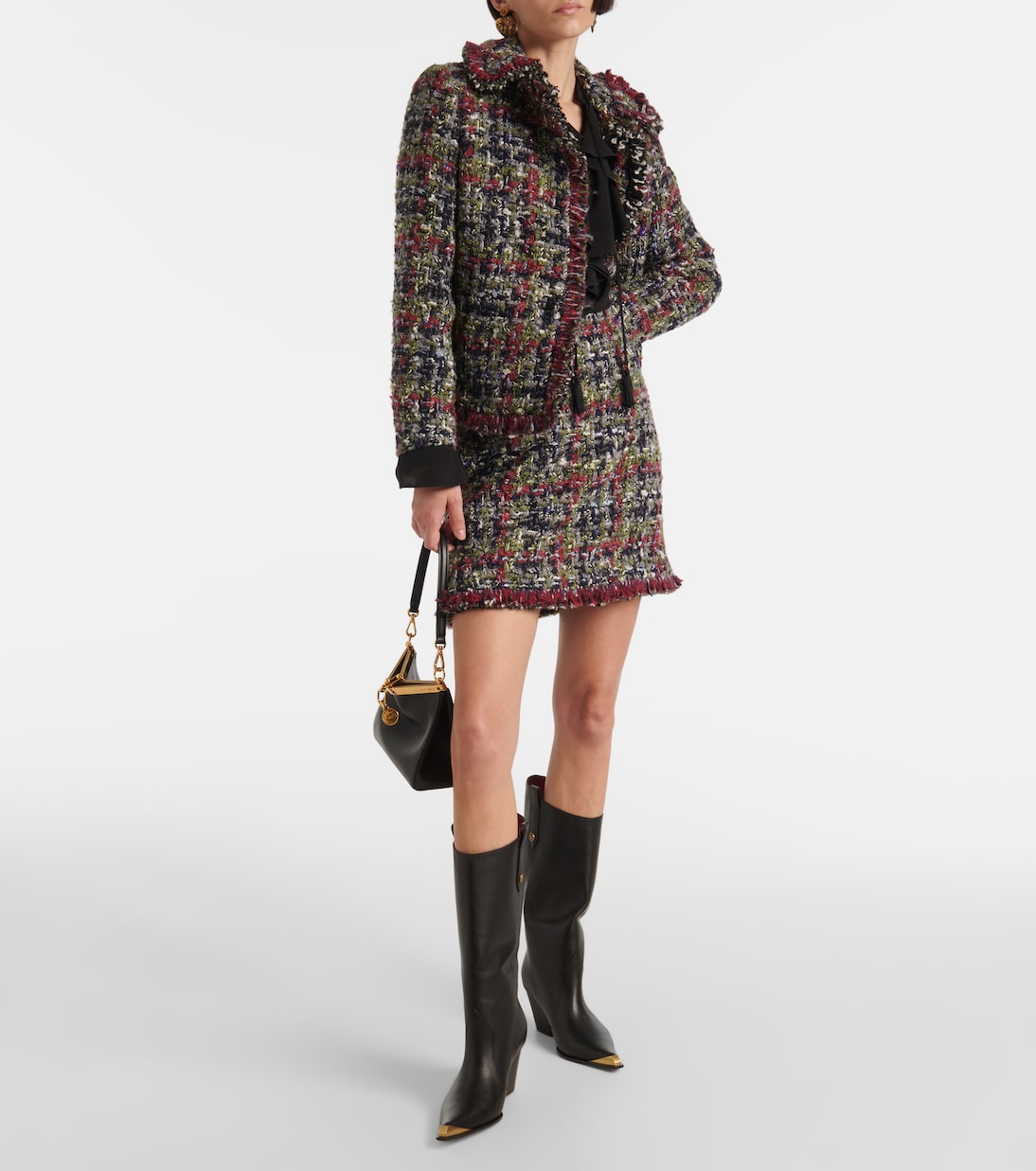 Westernstiefel aus Leder | Etro