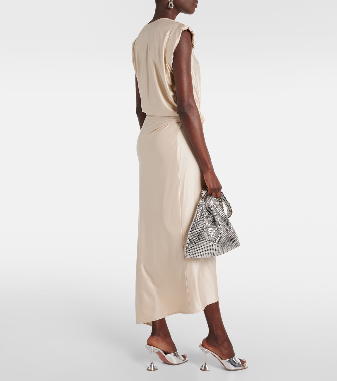 Robe midi asymétrique | Rabanne