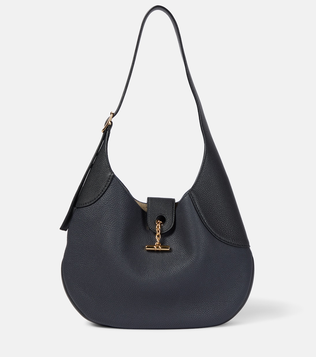 Bobbin Medium leather shoulder bag | Loro Piana