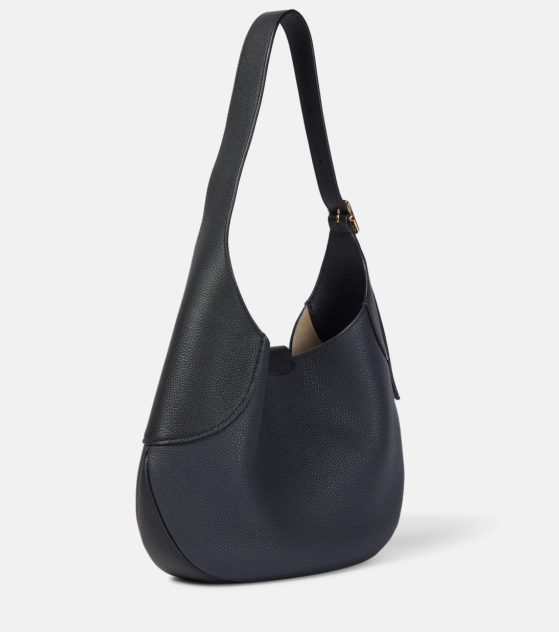 Bobbin Medium leather shoulder bag | Loro Piana