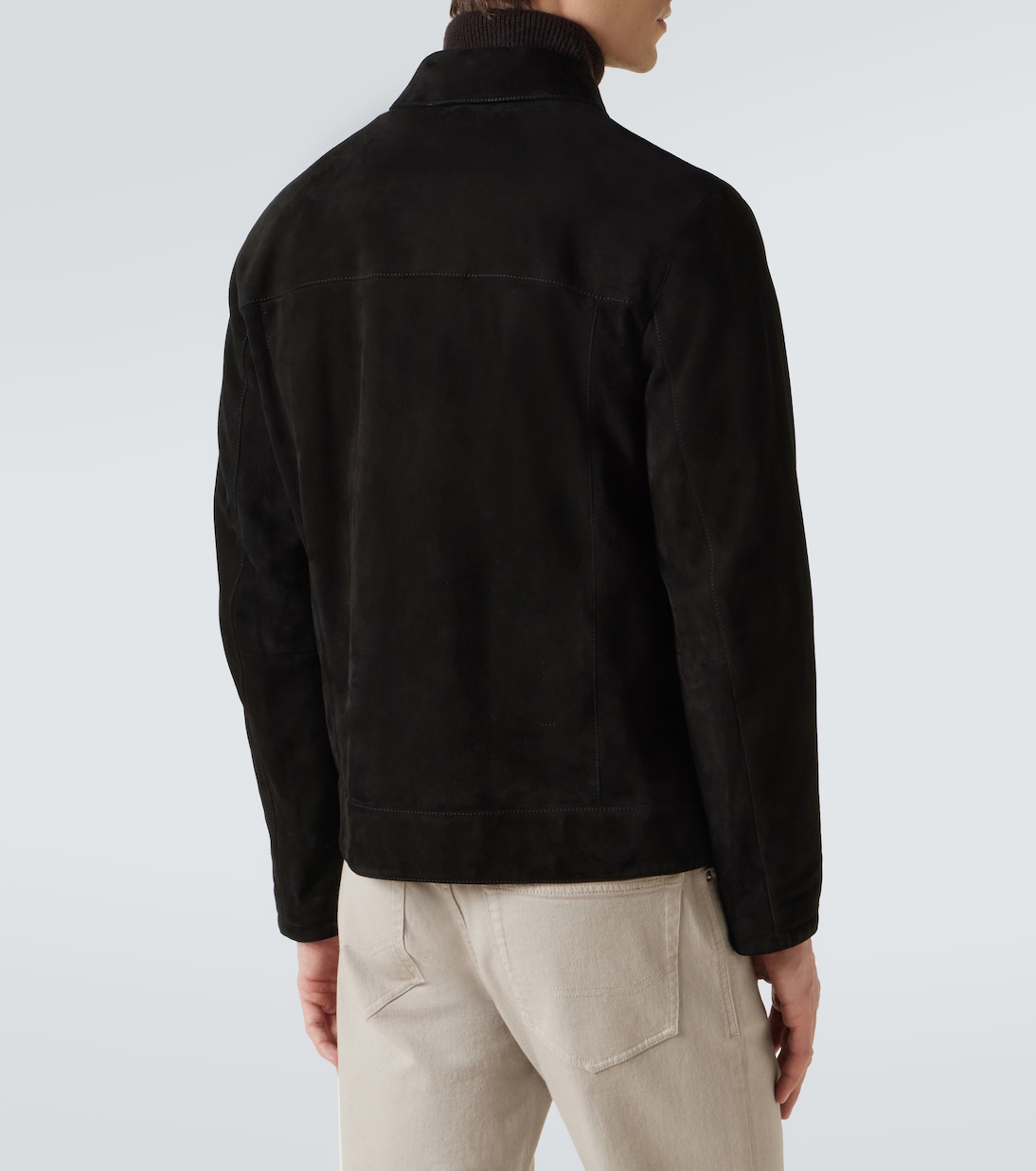 Suede blouson jacket | Brioni