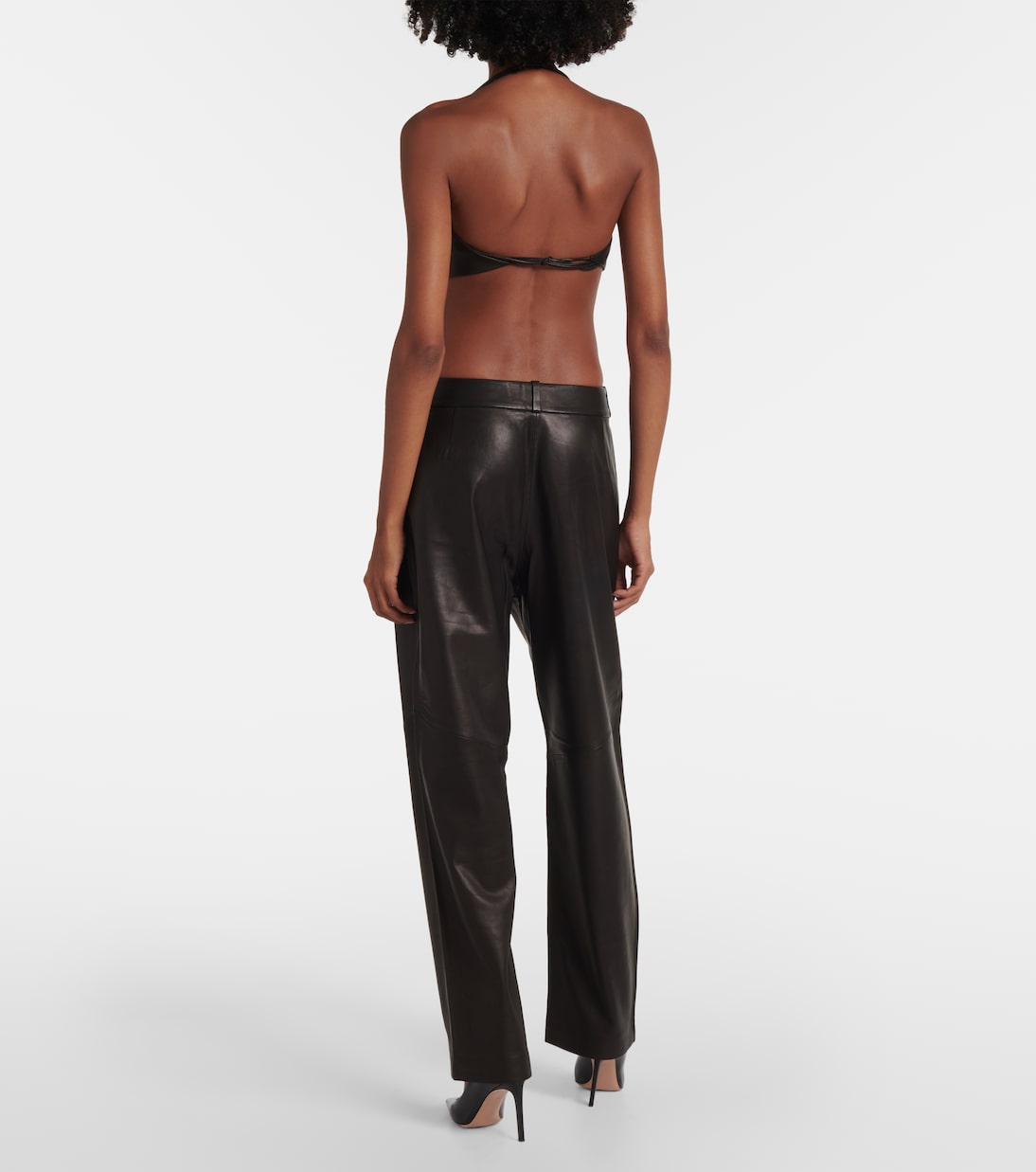 Gerade Hose aus Leder | The Sei