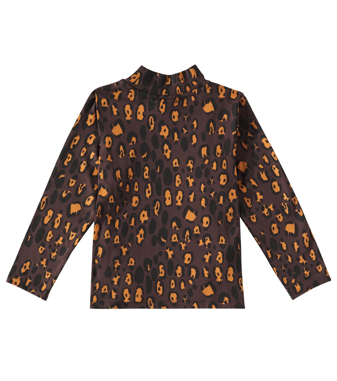 Leopard cotton-blend T-shirt | Mini Rodini