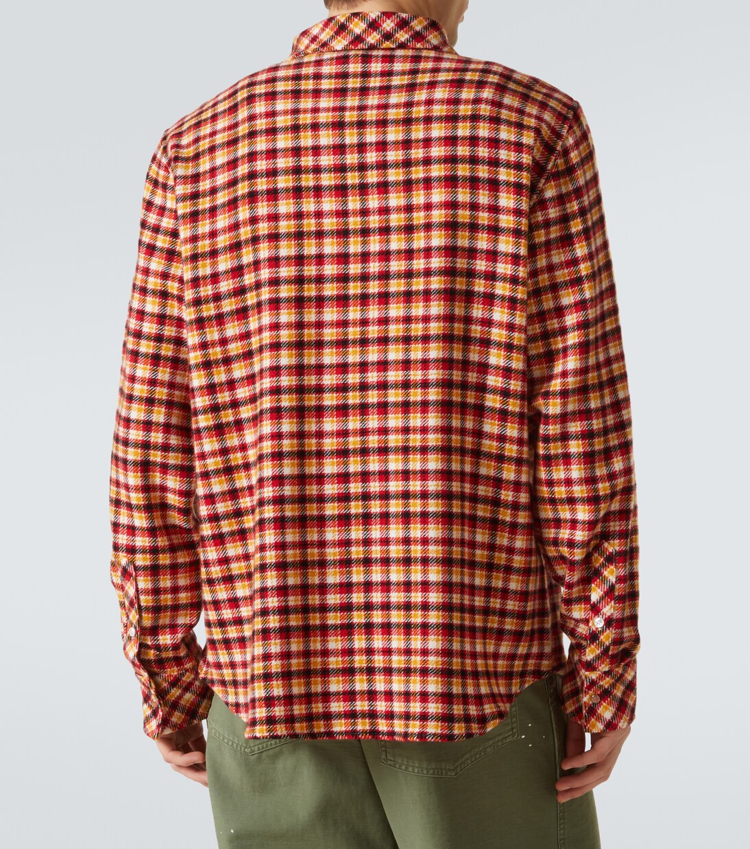 Camisa Time de cachemir con tartán | God's True Cashmere