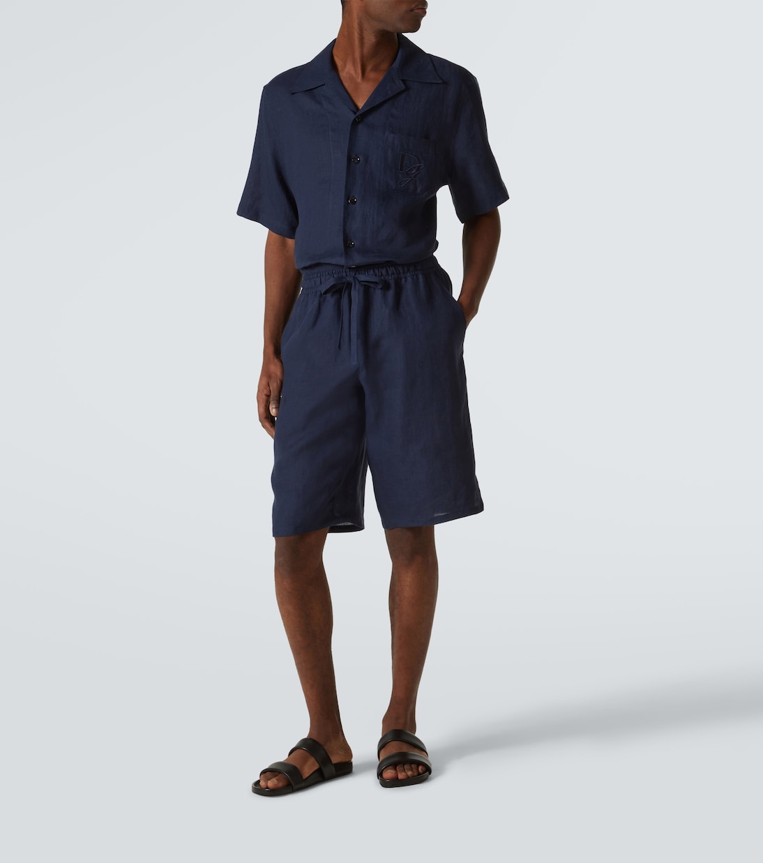 Bermuda-Shorts aus Leinen | Dolce&Gabbana