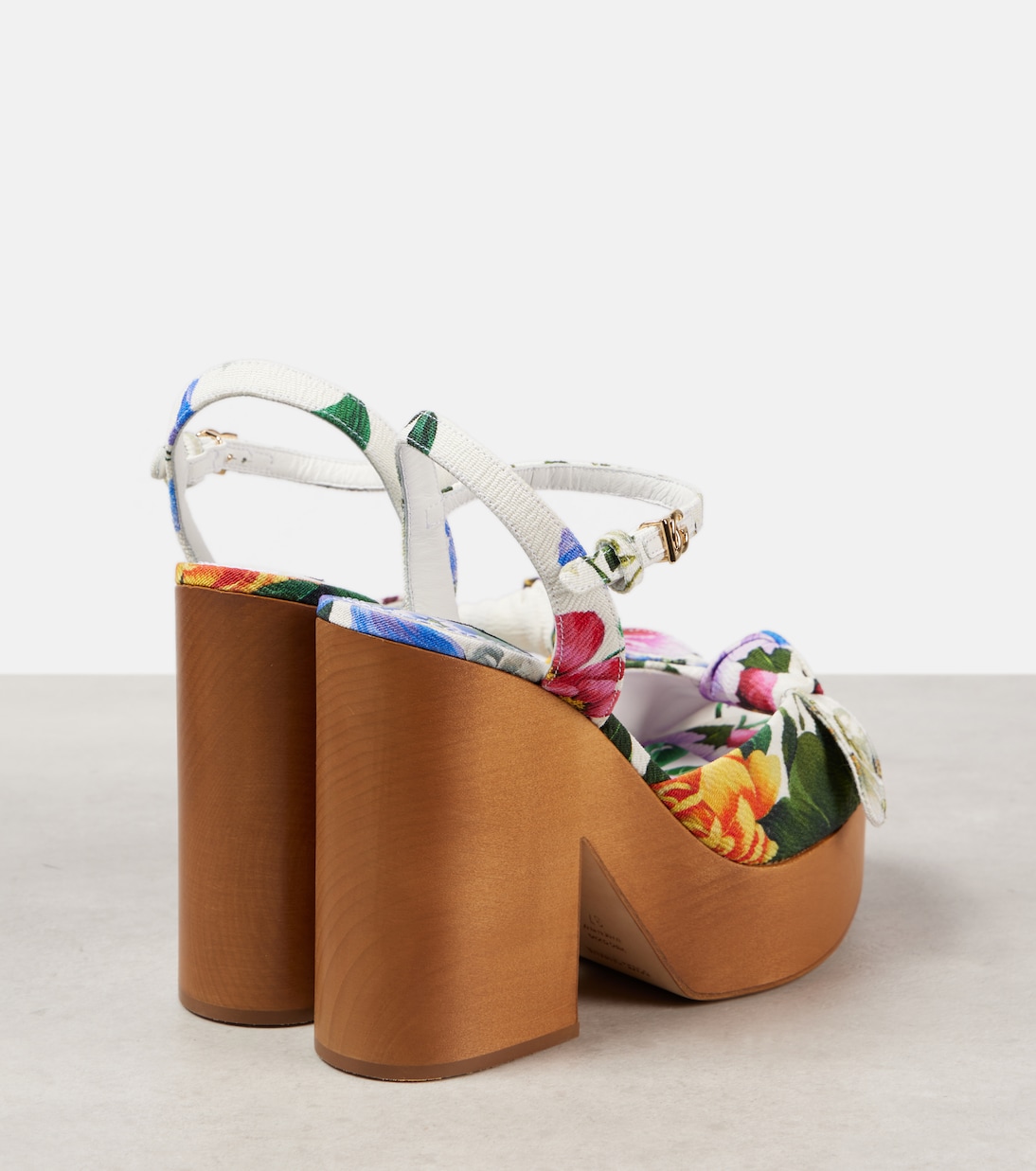 Sandales à plateforme en jacquard | Dolce&Gabbana