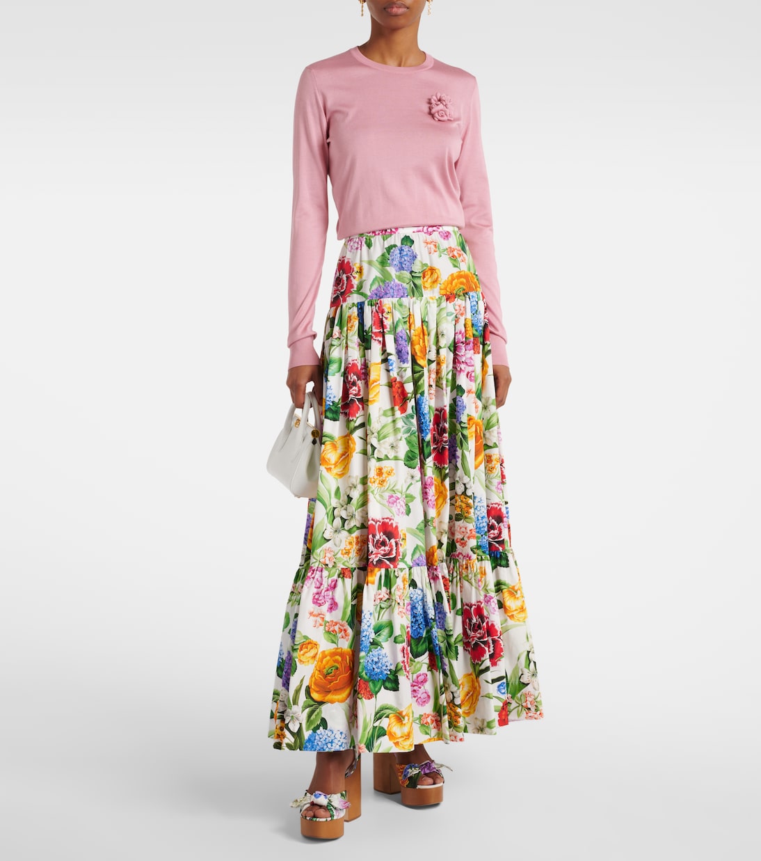 Sandales à plateforme en jacquard | Dolce&Gabbana