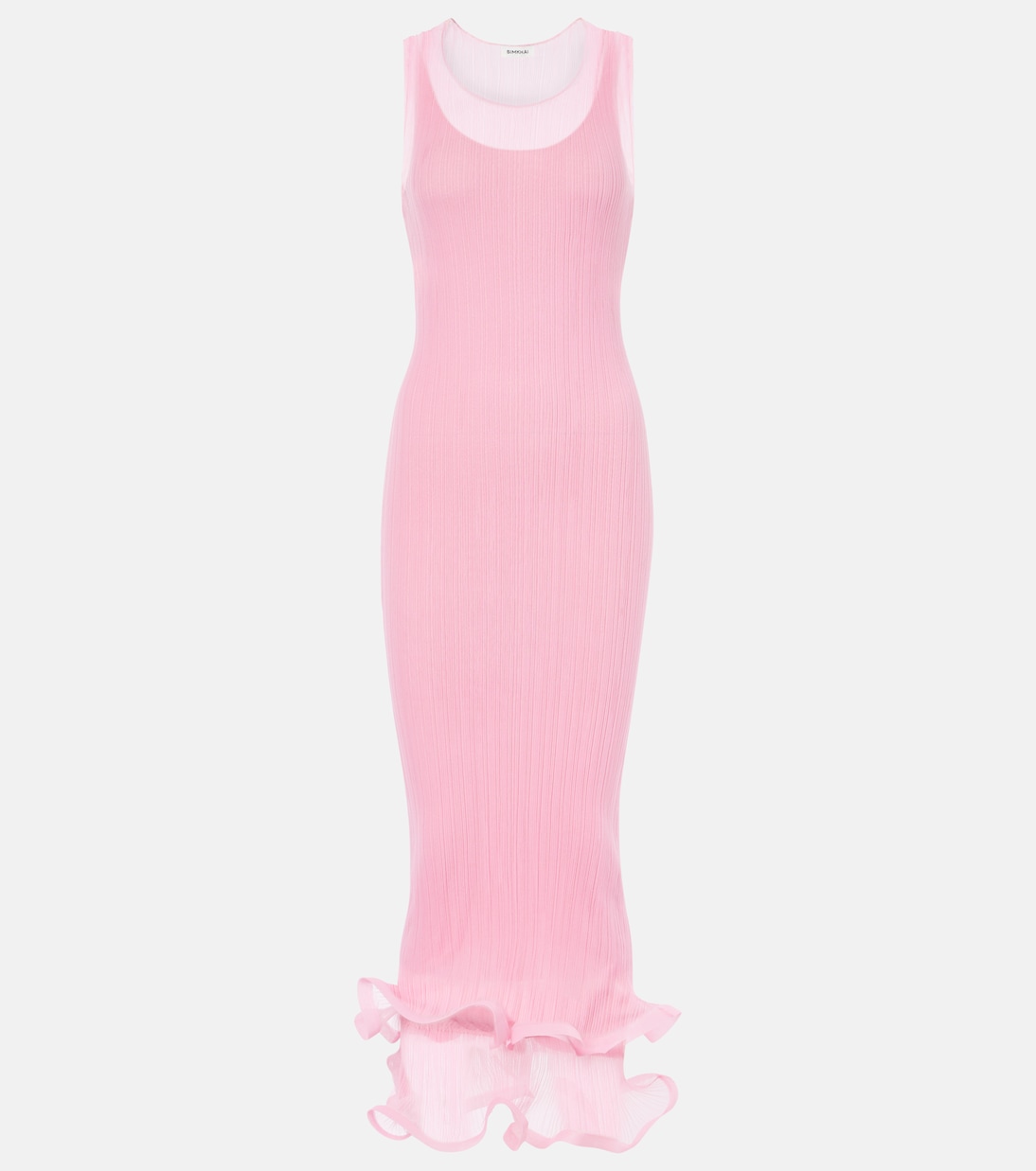 Daniella ruffled midi dress | Simkhai