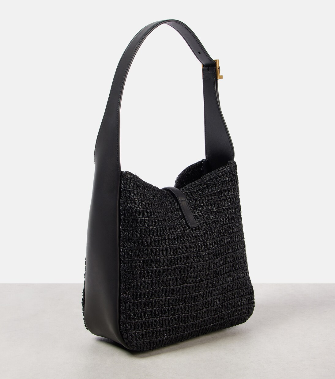 حقيبة للكتف من الرافيا Le 5 à 7 Supple Small | Saint Laurent