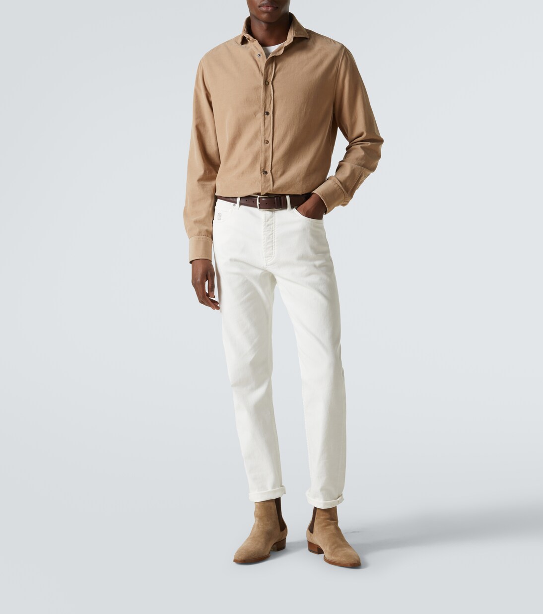 하이라이즈 슬림 진 | Brunello Cucinelli