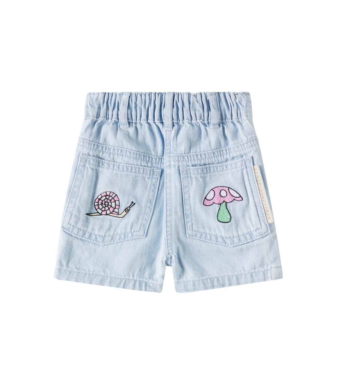 Baby embroidered denim shorts | Stella McCartney Kids