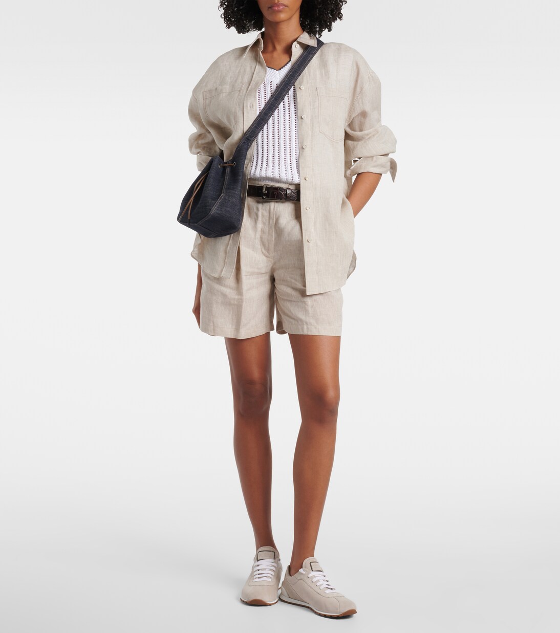 Monili suede sneakers | Brunello Cucinelli