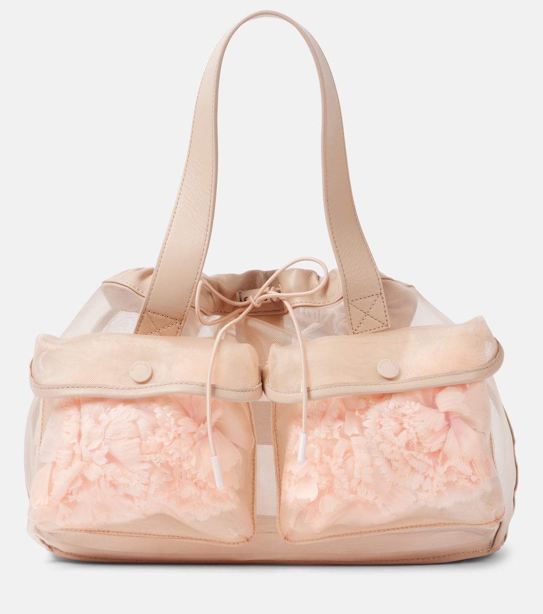 Sac Carnation Pocket en toile et cuir | Simone Rocha