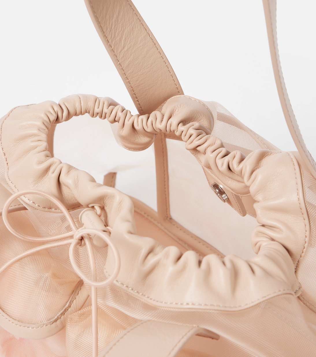 Sac Carnation Pocket en toile et cuir | Simone Rocha