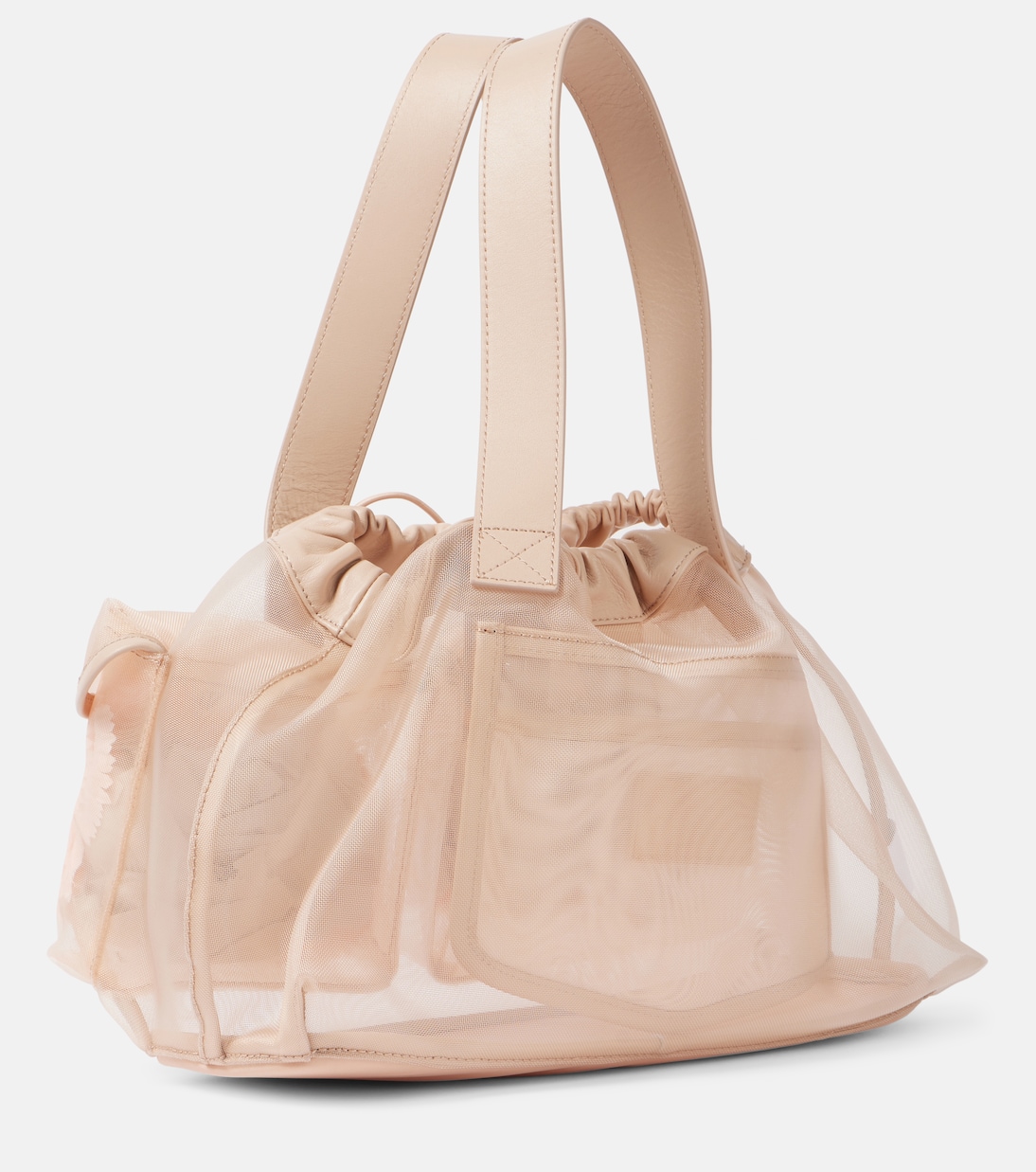 Sac Carnation Pocket en toile et cuir | Simone Rocha