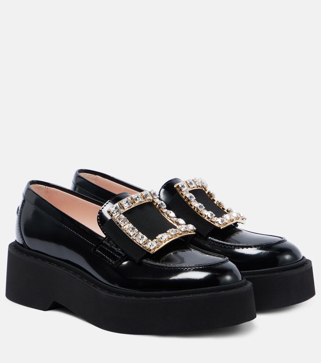 Verzierte Plateau-Loafers Viv’ Rangers aus Leder | Roger Vivier