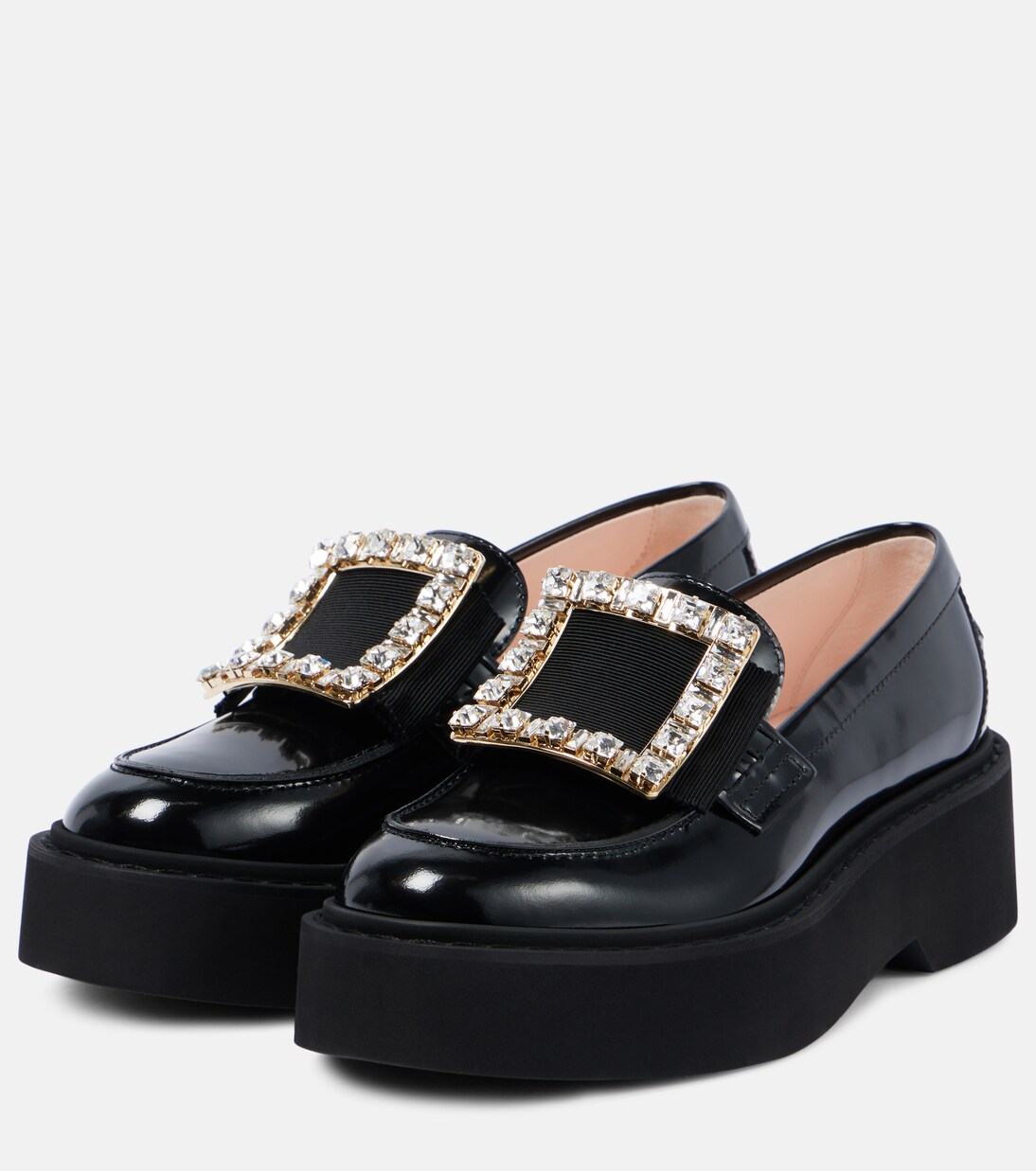 Verzierte Plateau-Loafers Viv’ Rangers aus Leder | Roger Vivier