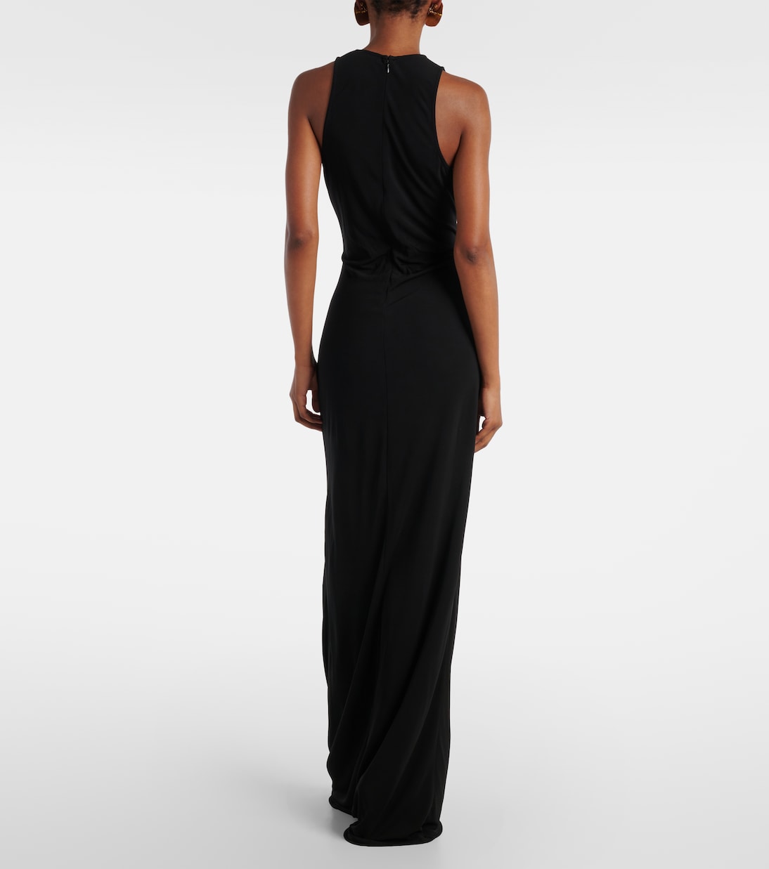 Duo Bezel Quartz jersey maxi dress | Christopher Esber