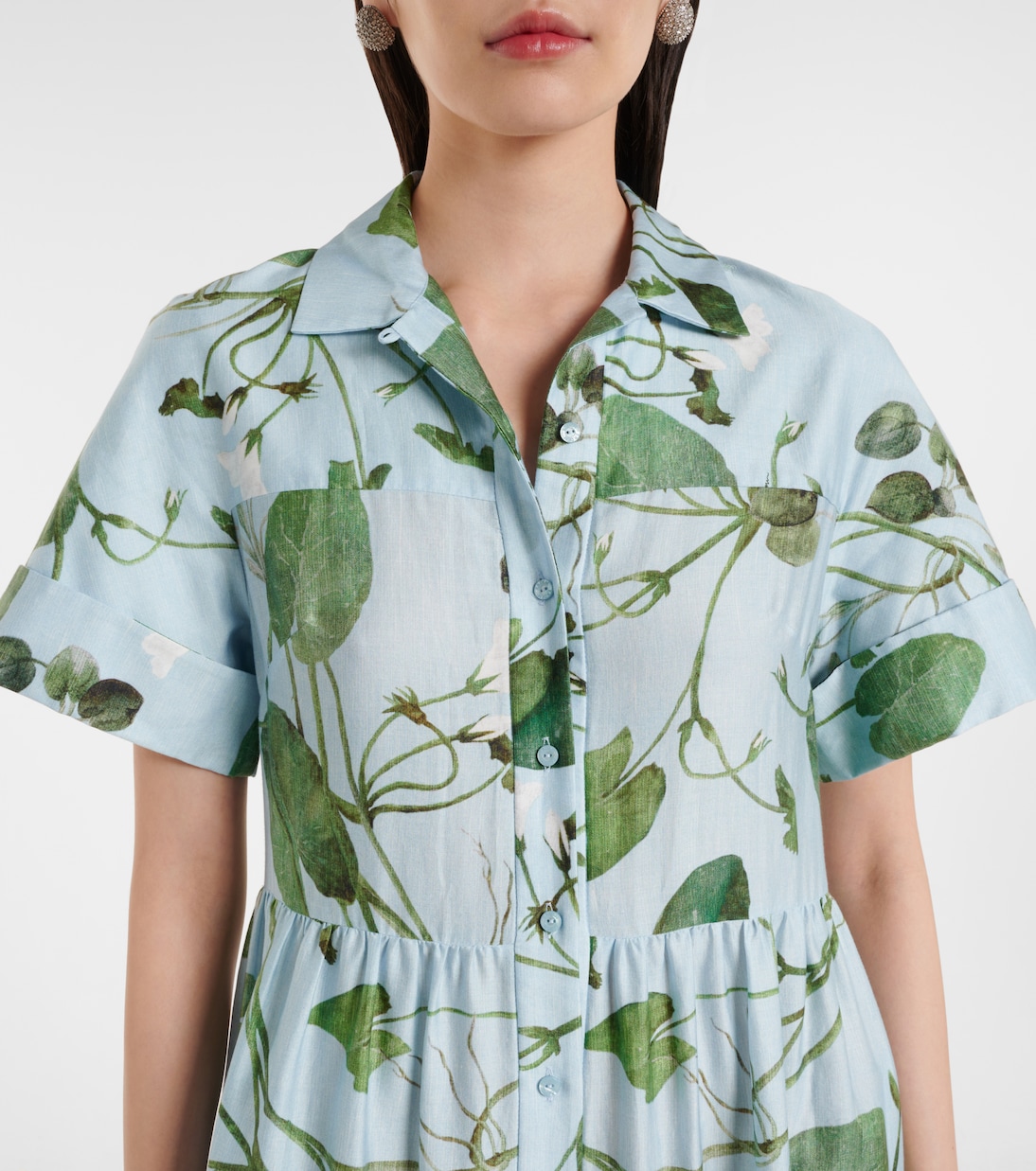 Midikleid aus Baumwolle | Erdem