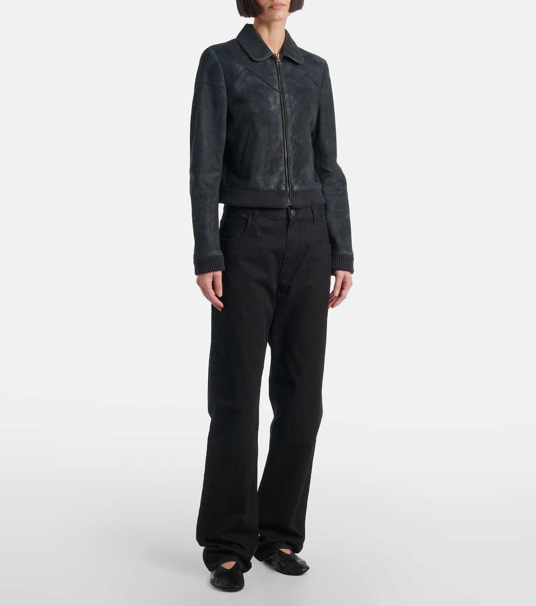 Axelette suede jacket | The Row