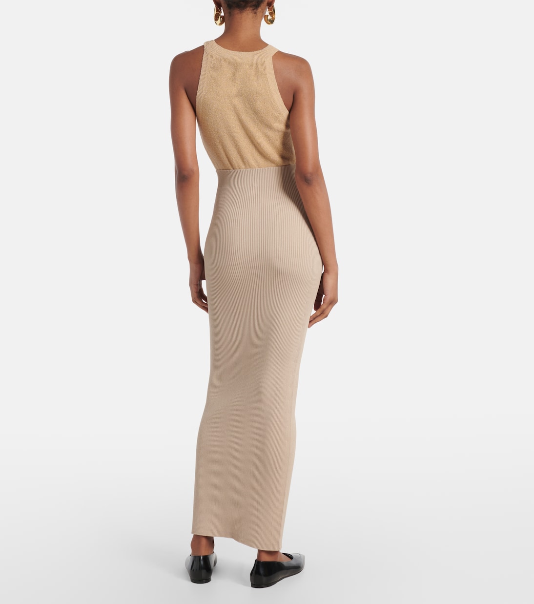 High-Rise-Maxirock Aprile1234 aus Rippstrick | Max Mara