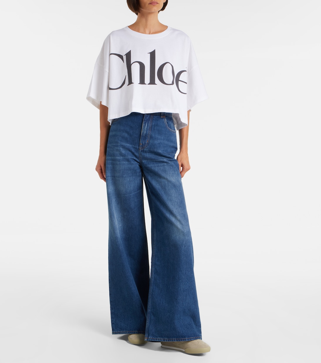 Baskets Chloé Kick en daim et cuir | Chloé