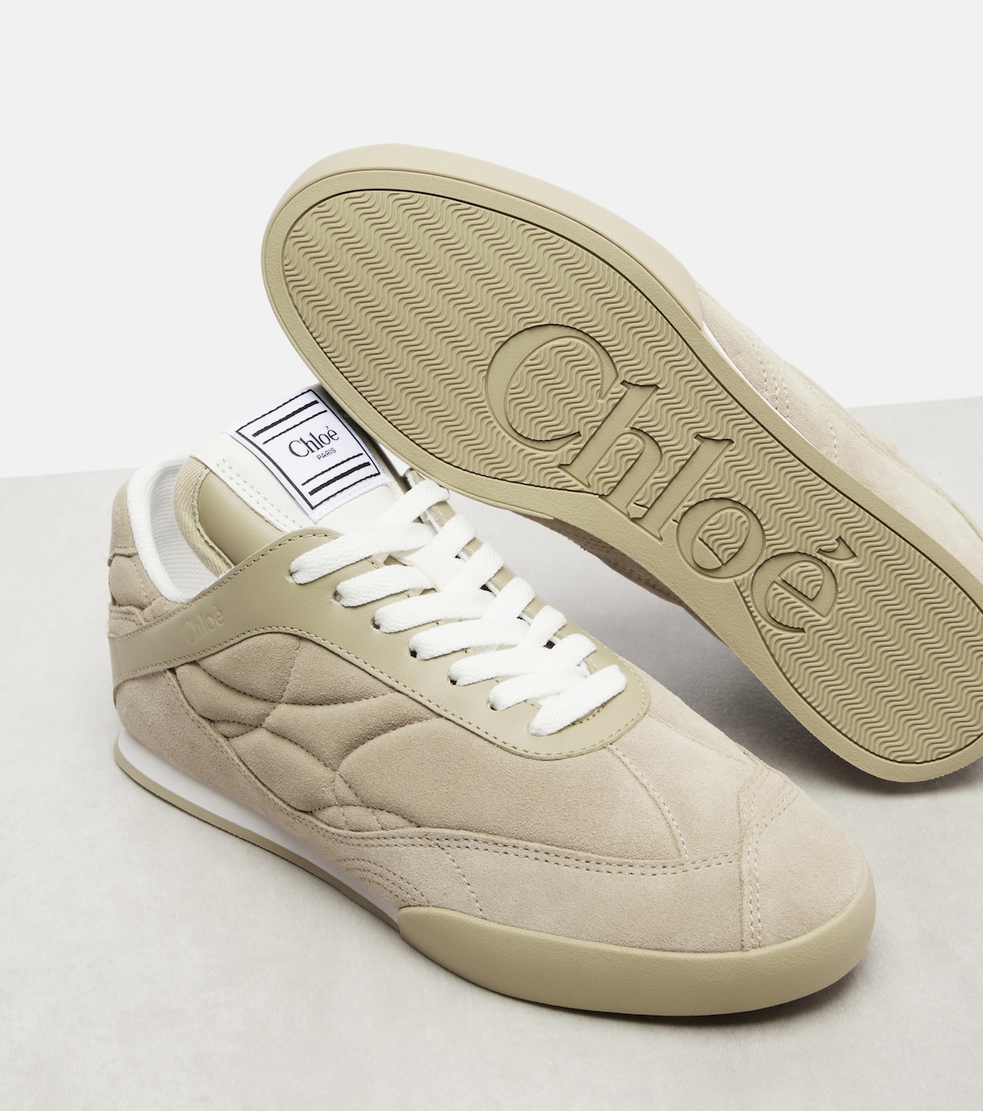 Baskets Chloé Kick en daim et cuir | Chloé