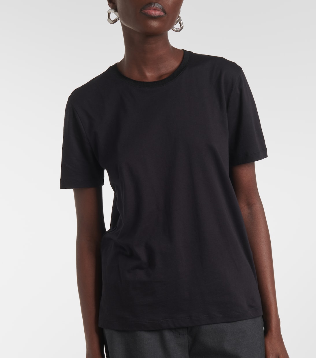 T-Shirt aus Baumwolle und Seide | Joseph