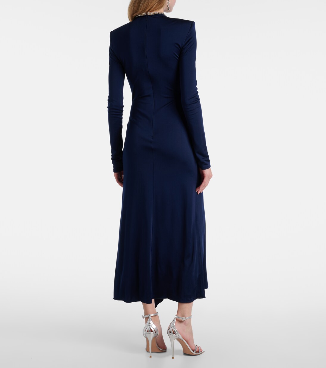 Robe midi à cristaux | David Koma