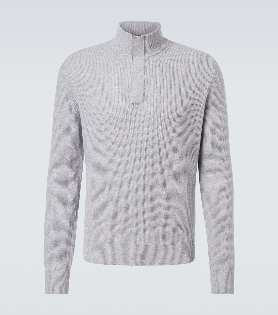 Waffle-knit wool and cashmere sweater | Canali