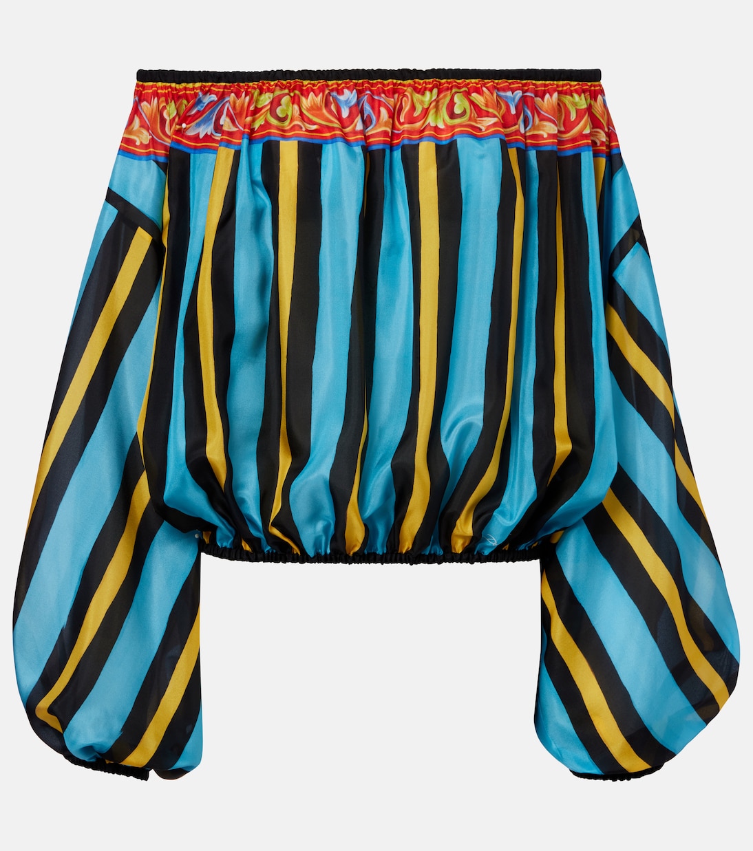 Patterned silk top | Dolce&Gabbana